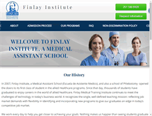 Tablet Screenshot of finlaymedical.com